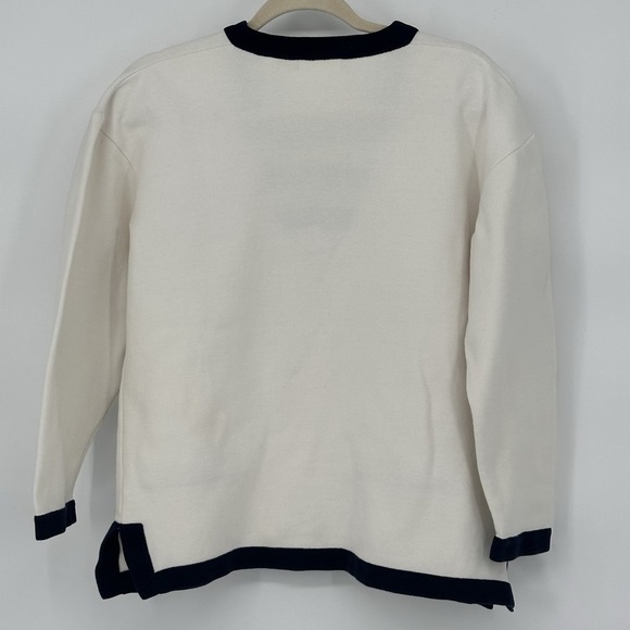 Brooks Brothers Women's Small Striped Nautical Coastal 3/4 Sleeve Tunic Top - Picture 2 of 5